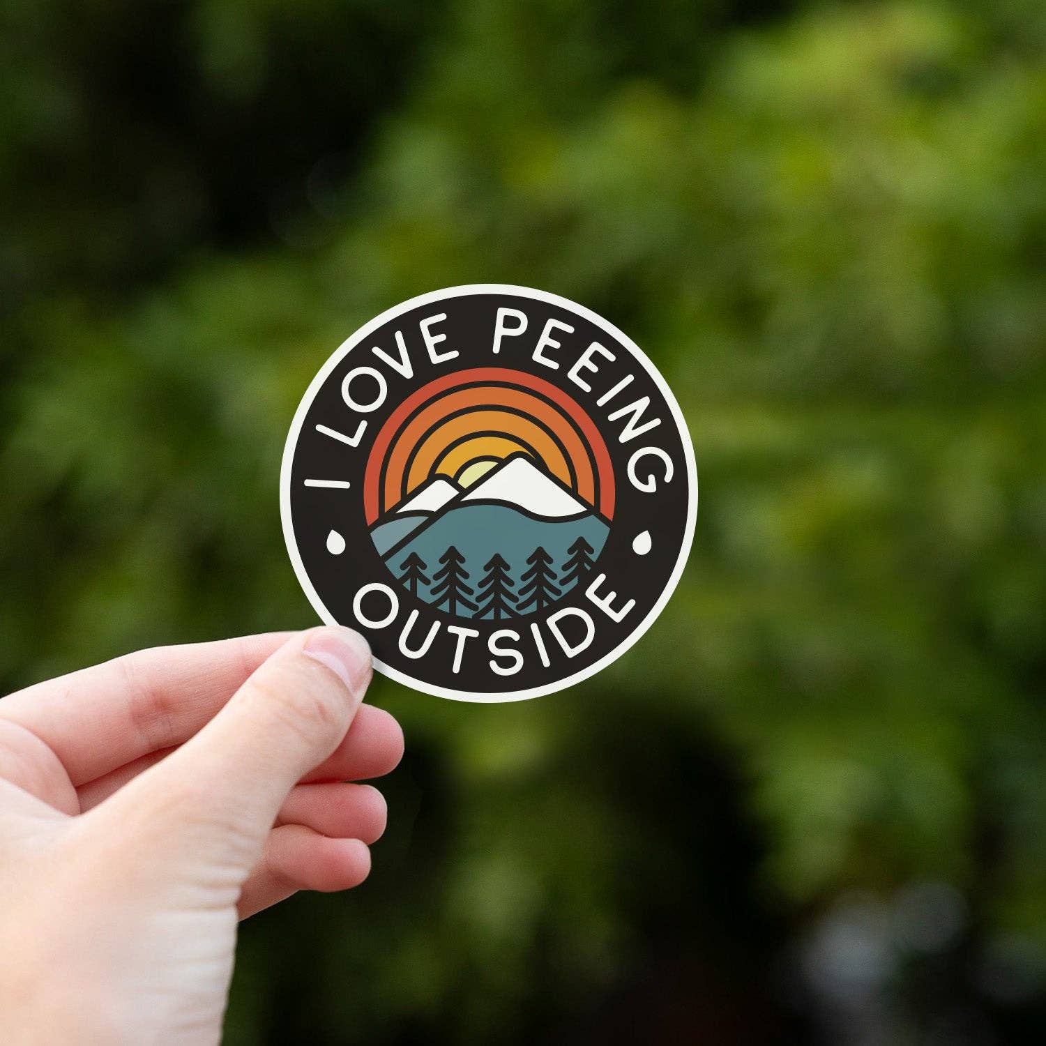 Squatchy - Wholesale Sticker - I Love Peeing Outside Sticker8