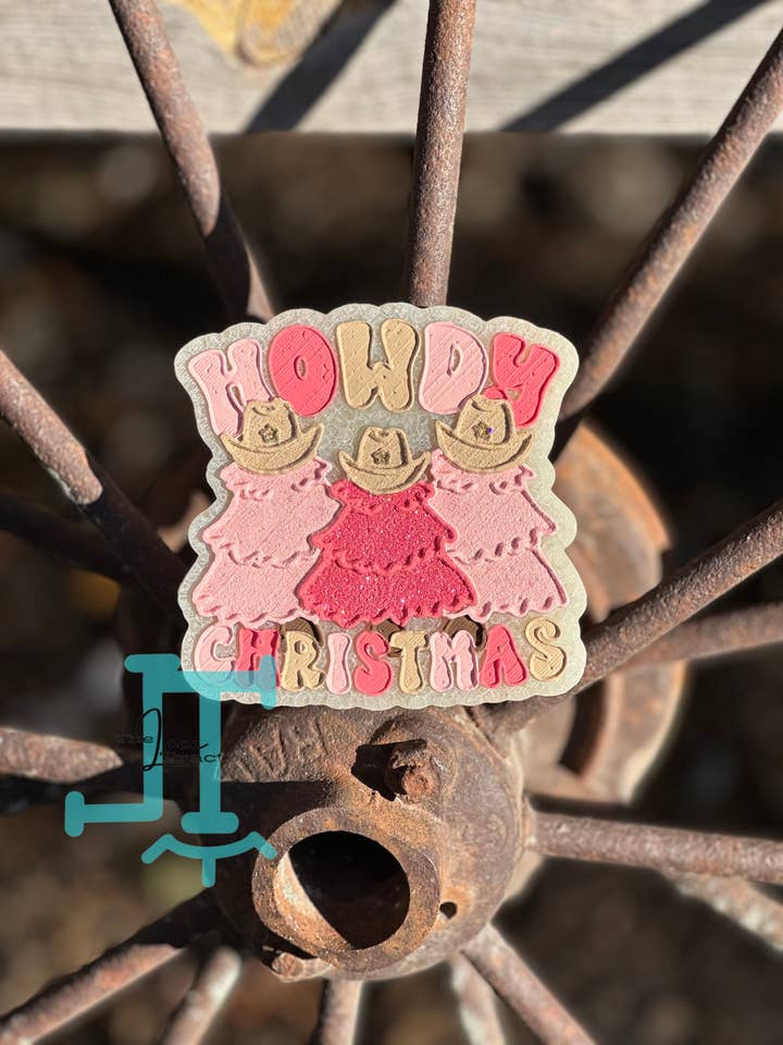 Howdy Christmas for wholesale by The Lace Tractor