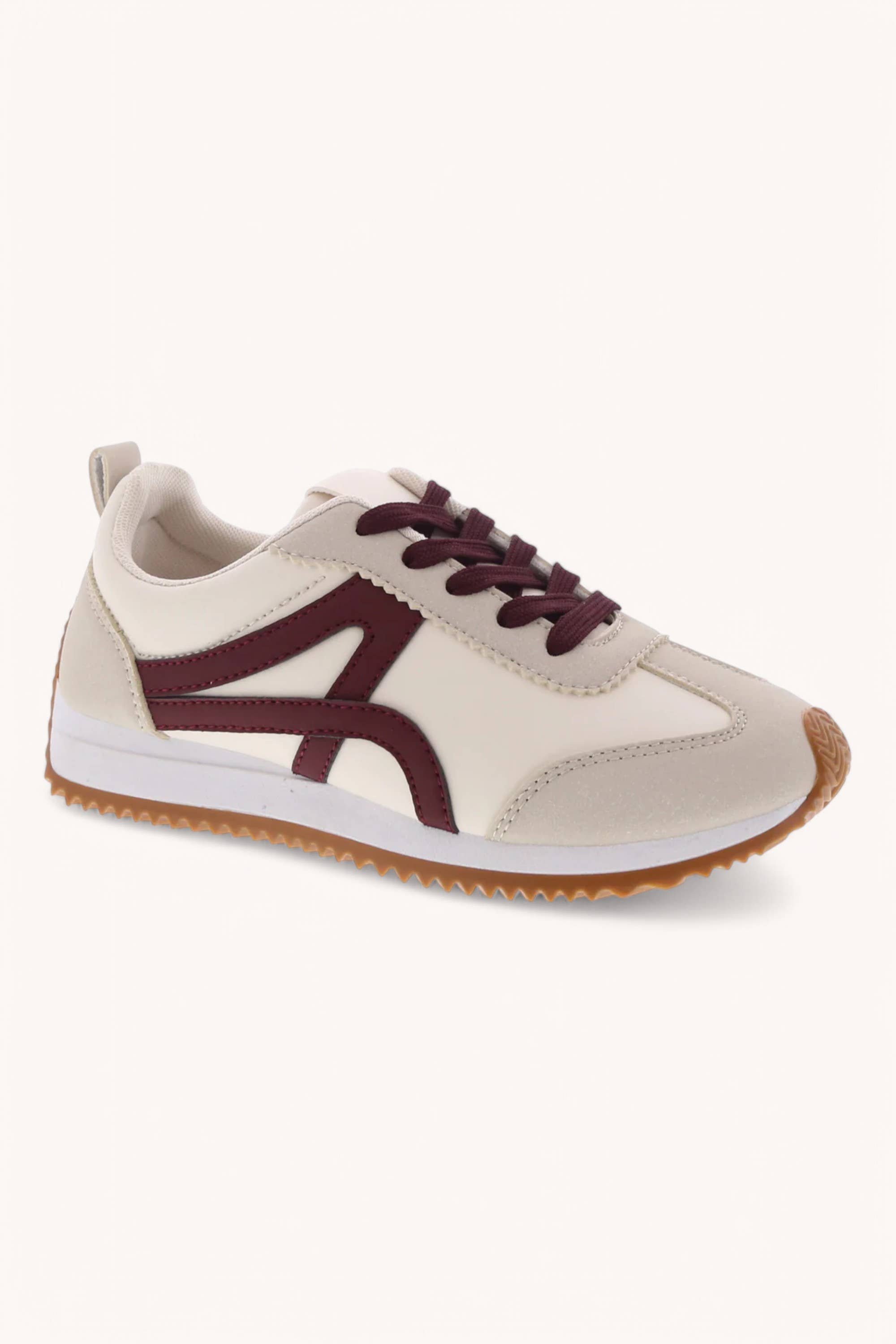 CCOCCI – wholesale Lifestyle trainers – Women′s – ANKI-1 SWOOSH LINE DESIGN GUM SOLE SNEAKERS5