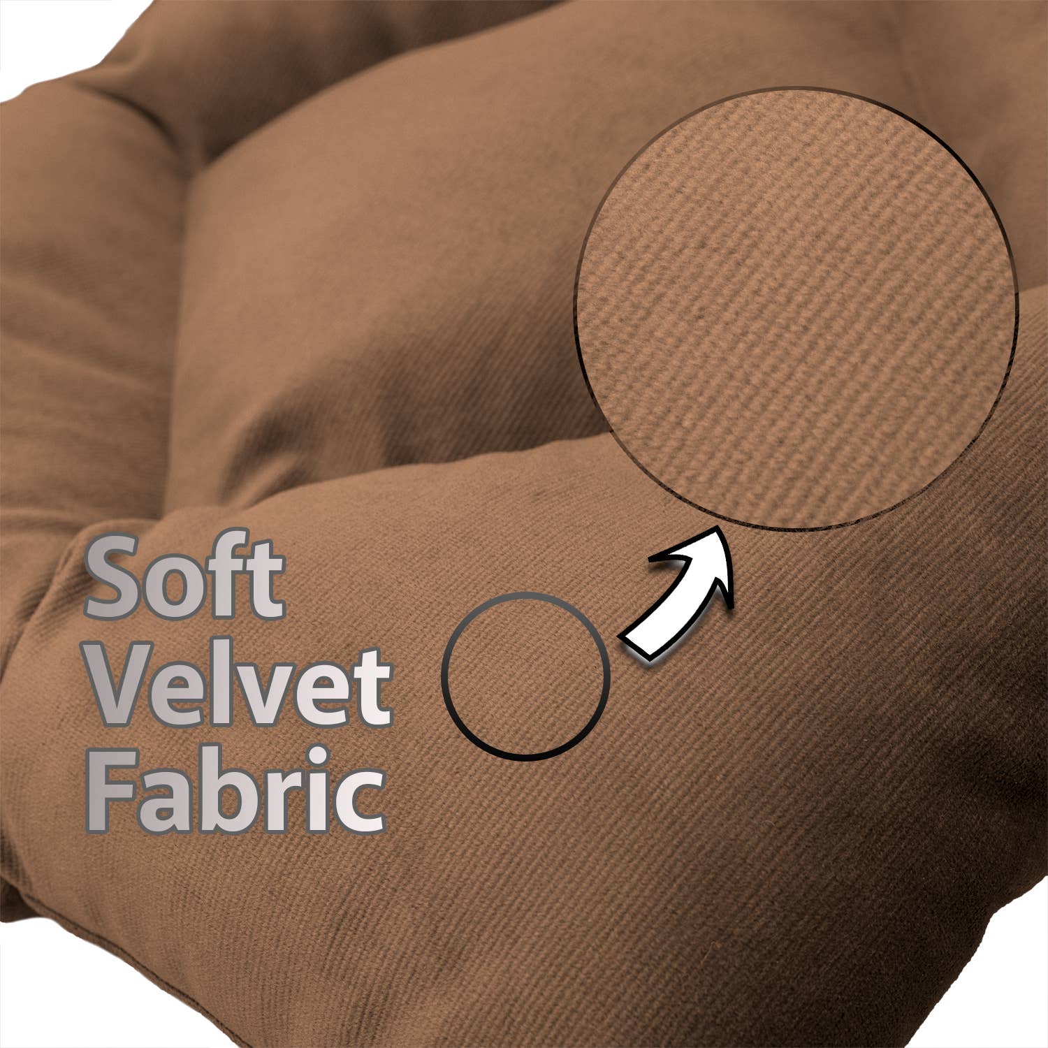 CASASRO - Venta al por mayor Cojines para sillas - CASASRO® Cojines para sillas de comedor | Juego de 4 de 40x40 cm | Tela de terciopelo suave lavable en 9 colores | Cojines con lazos para sujetar19