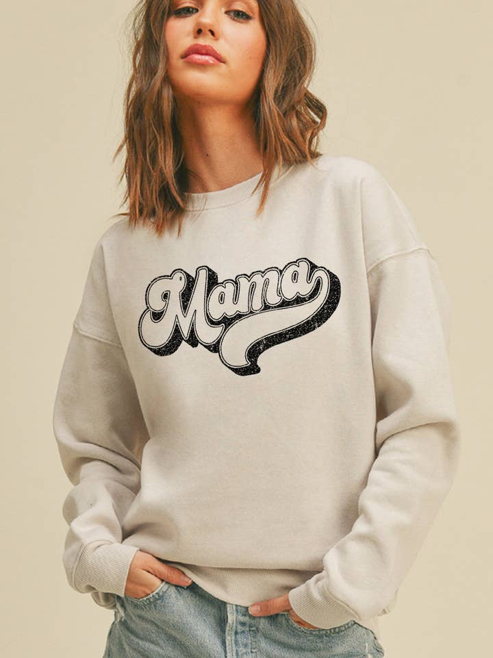 Mama Graphic Sweatshirt
for wholesale by Honestee