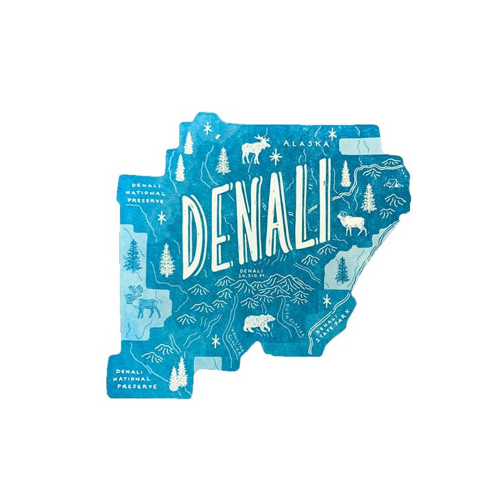 Noteworthy Paper & Press - Wholesale Postcard - Denali National Park Postcard