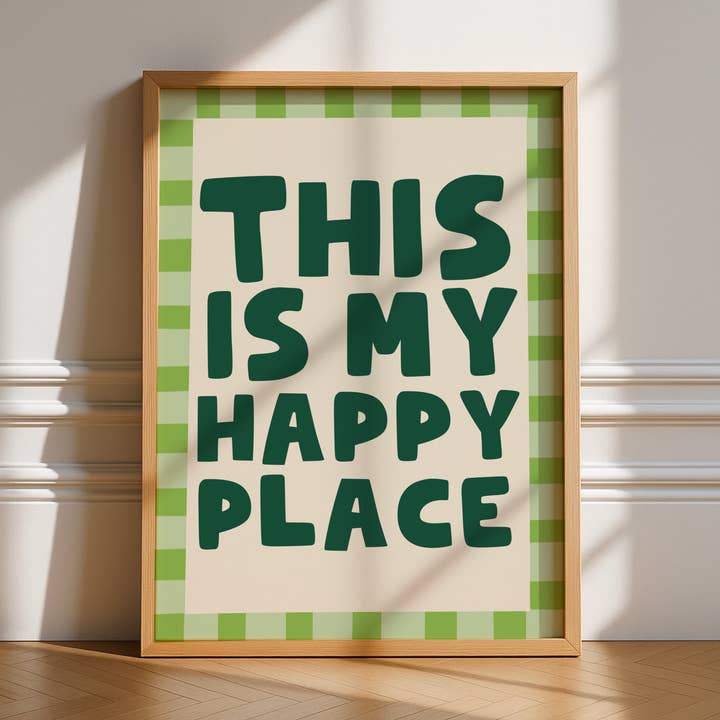 This Is My Happy Place Print for wholesale by Printro