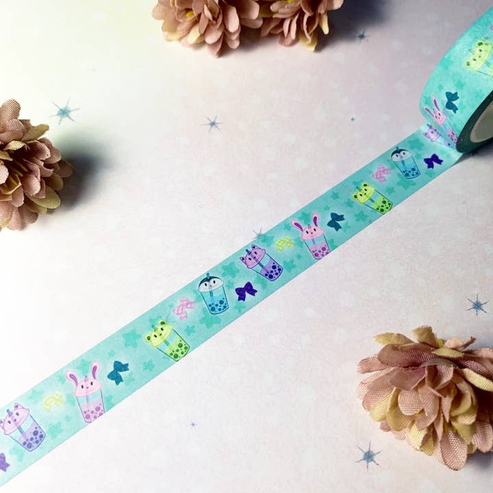 Bubble Tea Cups Washi Tape por atacado de BrithzyCrafts