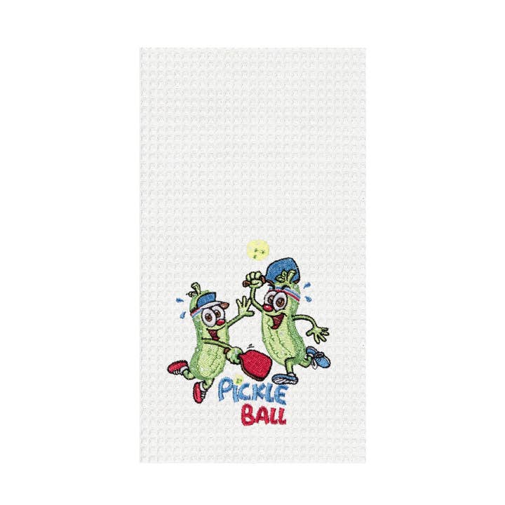 Pickleball Sports Kitchen Towel for wholesale by C&F Home