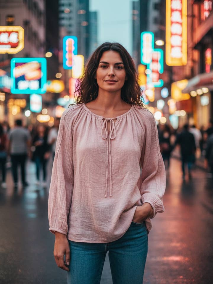 BOMULLSSKJORTA 99126 VÅRSOMMARKLÄDER för wholesale av LINEN & COTTON HOUSE