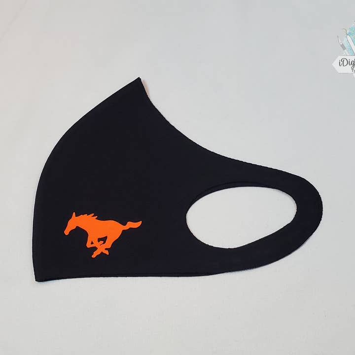 Mustang Face Mask | Mustang | Pony | Customized for wholesale by iDigBeauty1.5