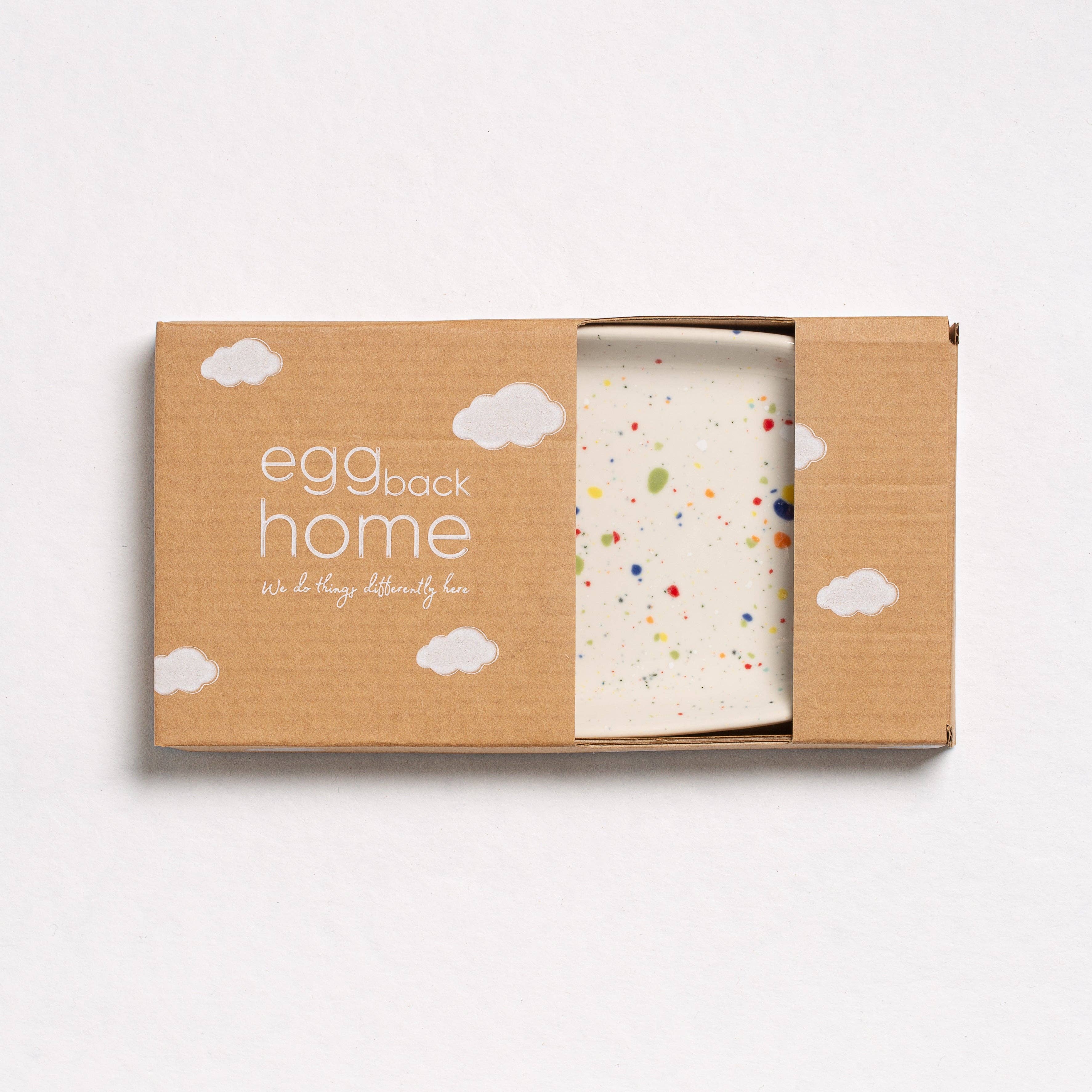 White Mini Tray stoneware ceramic — Party Collection for wholesale on Faire1