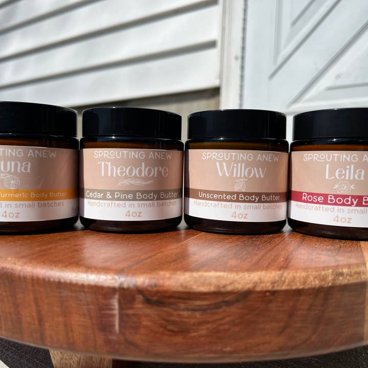 Body Butter Mixed Case - All Scents | 4oz | 20 Units for wholesale by Sprouting Anew