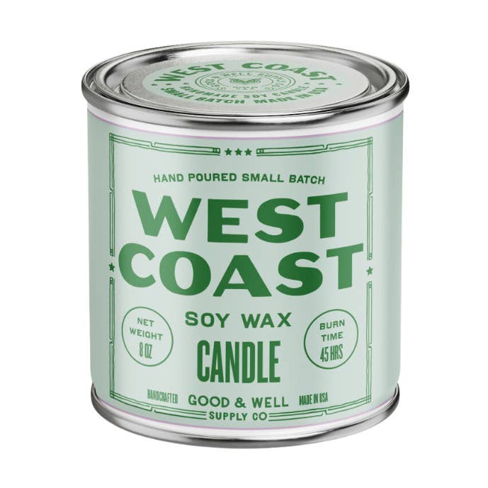 West Coast Soy Candle - Happy Place Collection for wholesale by Good & Well Supply Co.