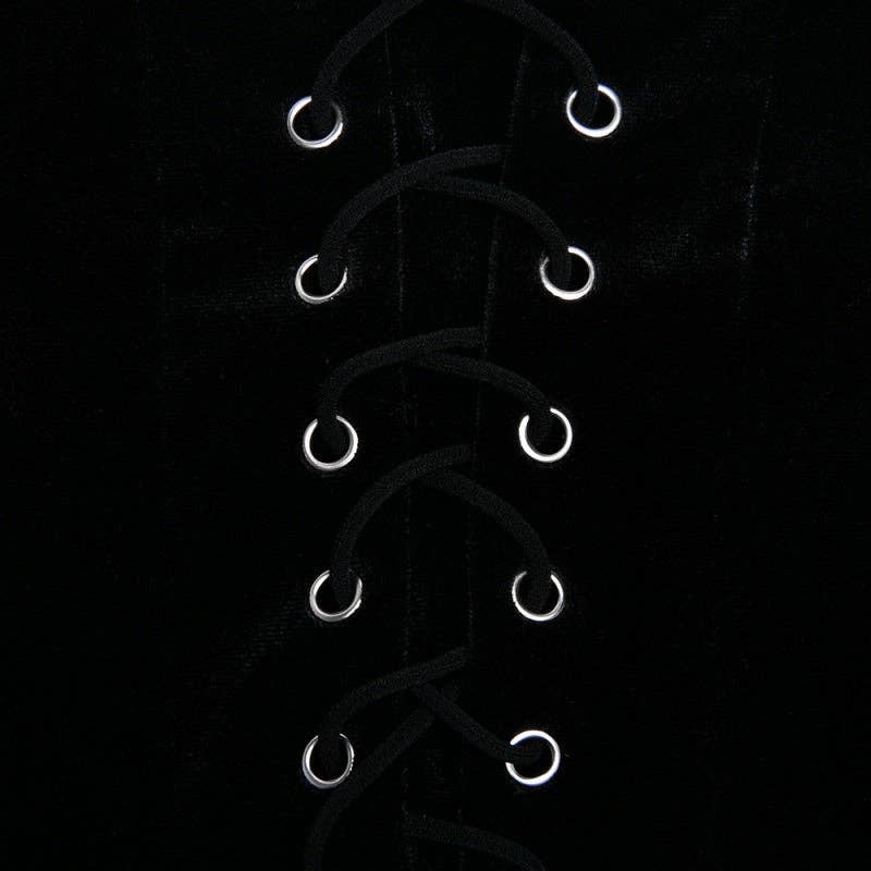 SVART Långärmad figursydd t-shirt med fyrkantig halsringning för wholesale på Faire3