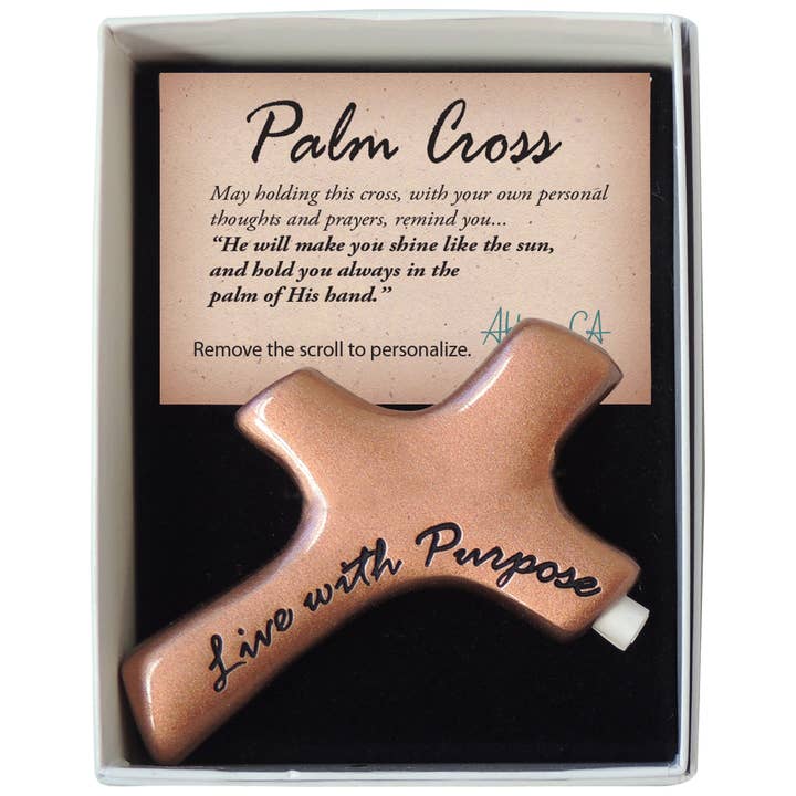 Croce di Palma in Rame Vivi con Scopo per la vendita all'ingrosso da parte di Abbey + CA Gift