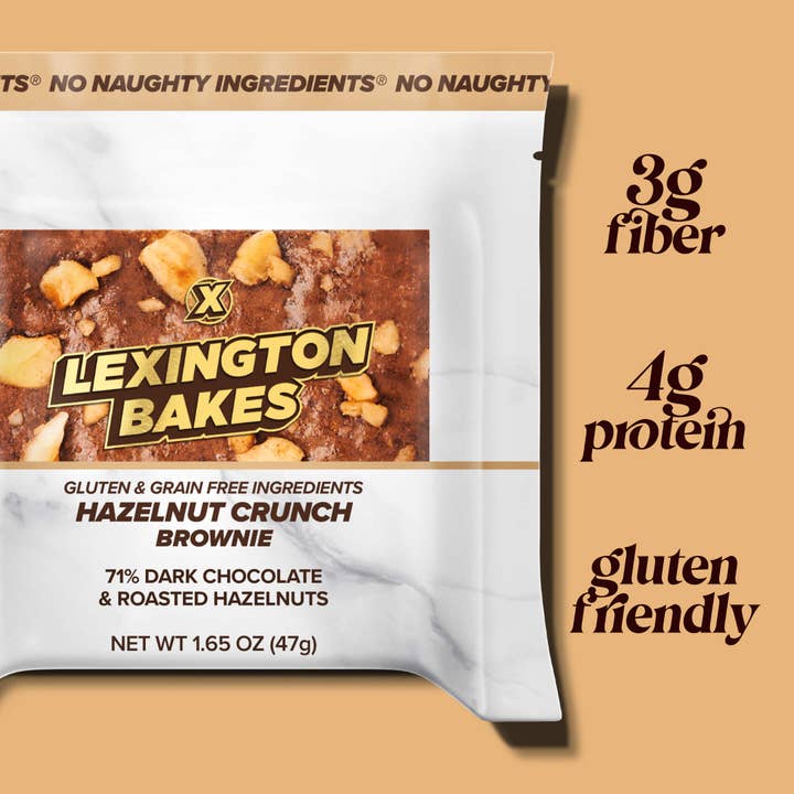 Hazelnut Crunch Brownies • 6 Pack for wholesale by LEXINGTON BAKES
