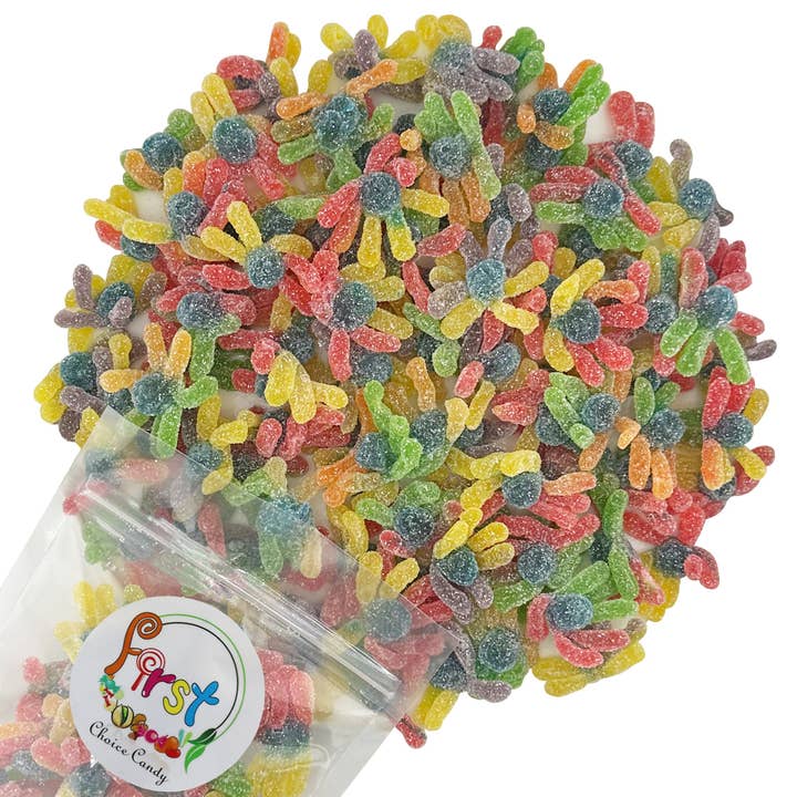 SOUR RAINBOW OCTOPUS GUMMY for wholesale by First Choice Candy