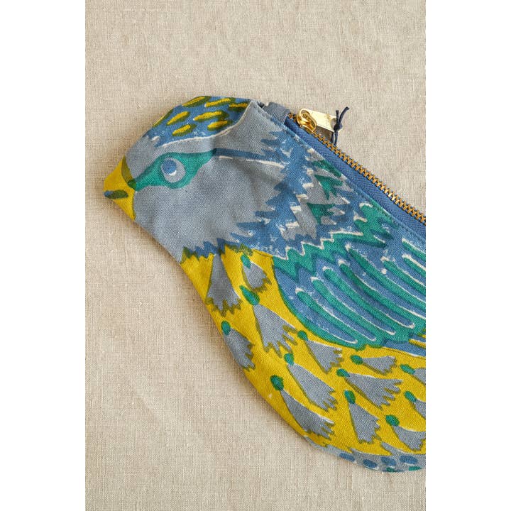 East End Press - Wholesale Pencil case/pouch - Blue Tit Fabric Case