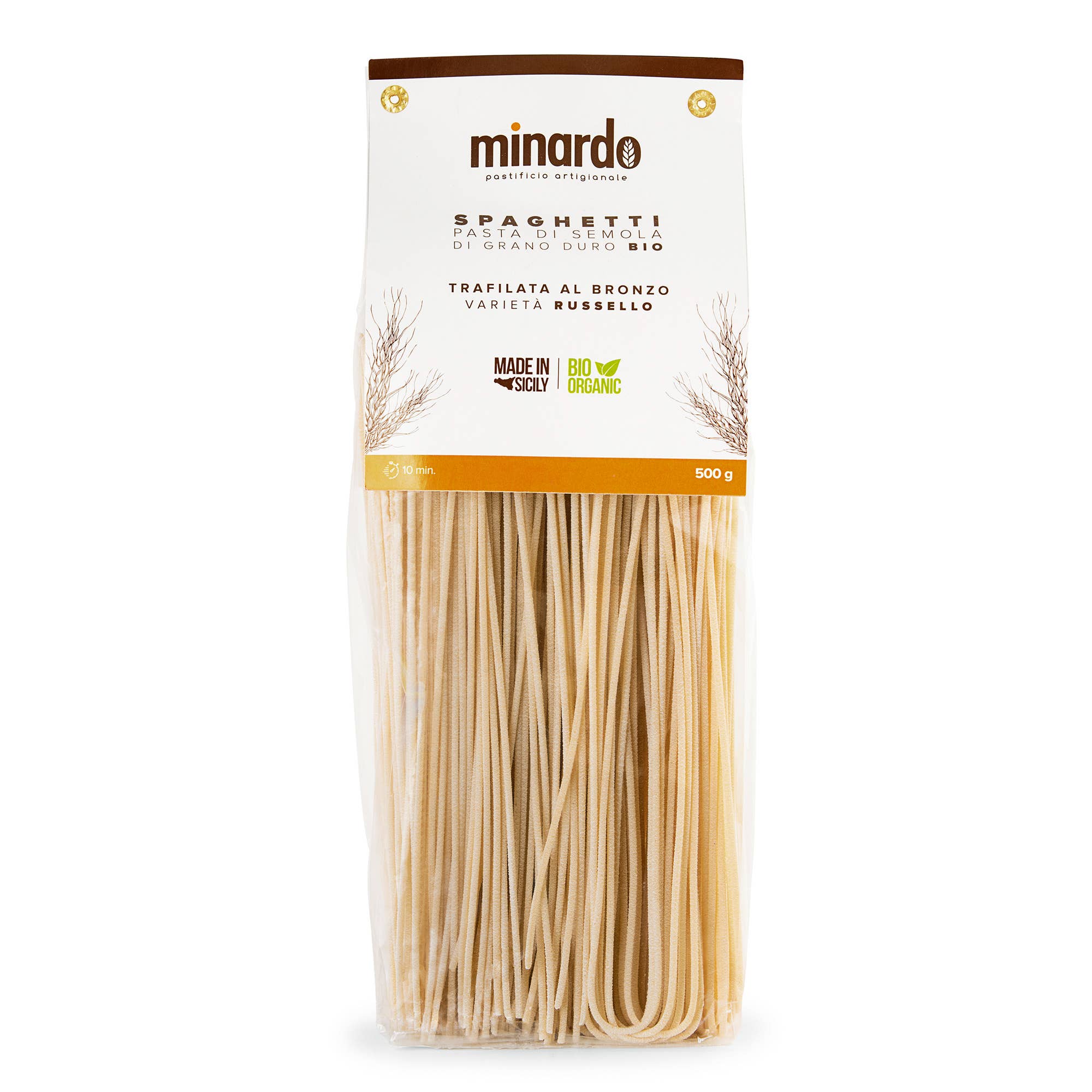 PASTIFICIO MINARDO SRLS - Wholesale Pasta - Spaghetti No.3 - Organic Durum Wheat Semolina Pasta - 500 g0