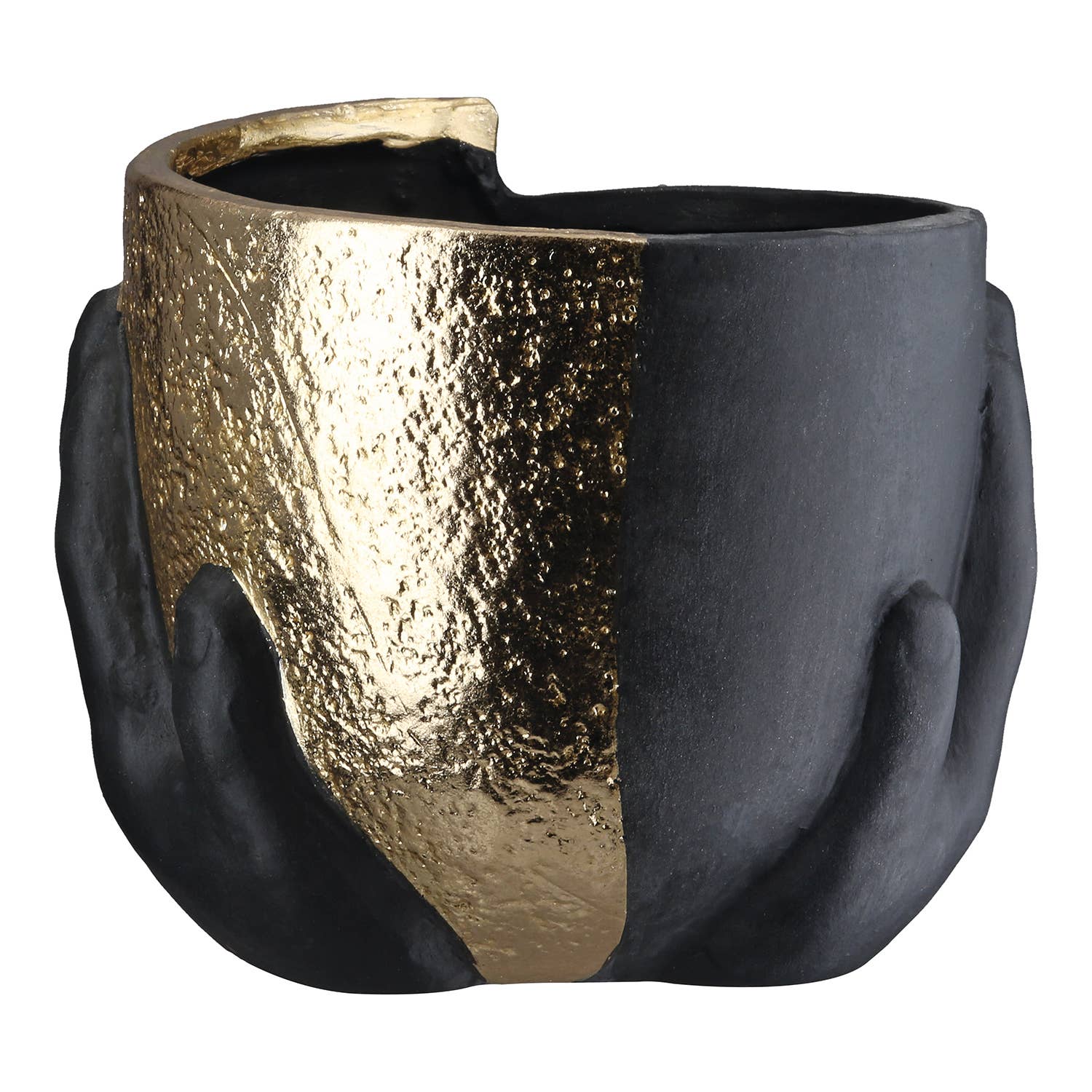 Face planter Vogue black H. 12 cm, PU 6 for wholesale on Faire3