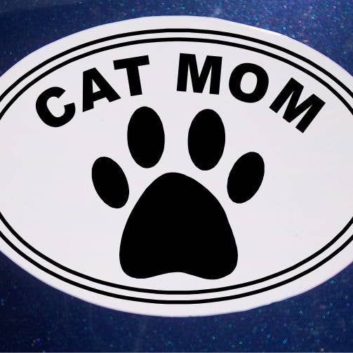Aimant de voiture Cat Mom pour la vente par Nan Made Too
