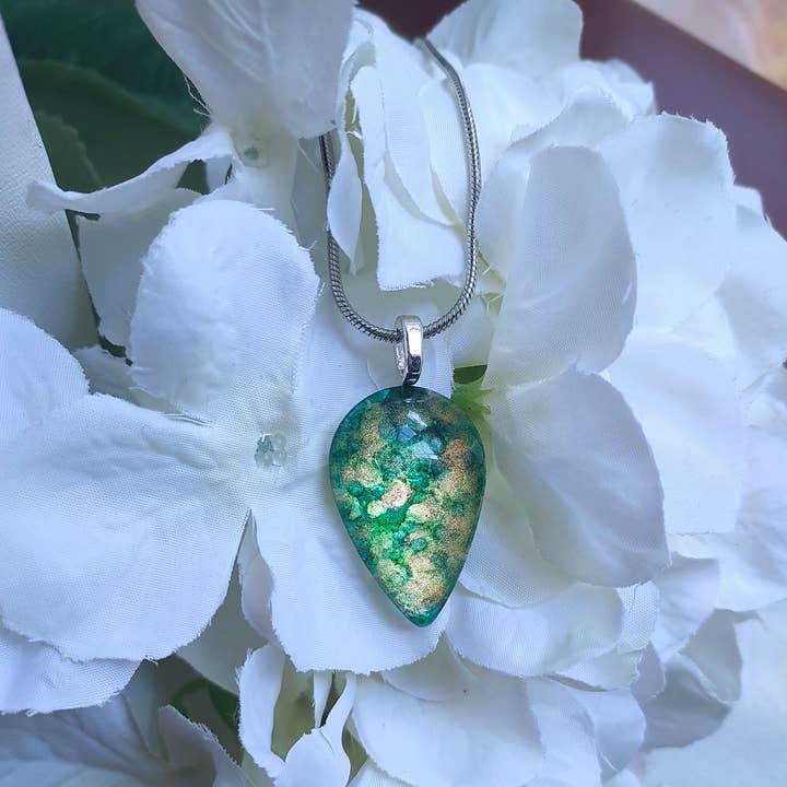 Endless Beauty, Glass Pendant and Necklace for wholesale by Studio 1153