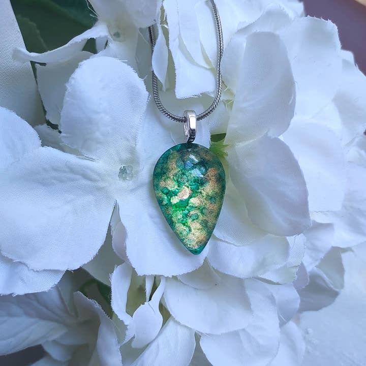 Endless Beauty, Glass Pendant and Necklace for wholesale by Studio 1153