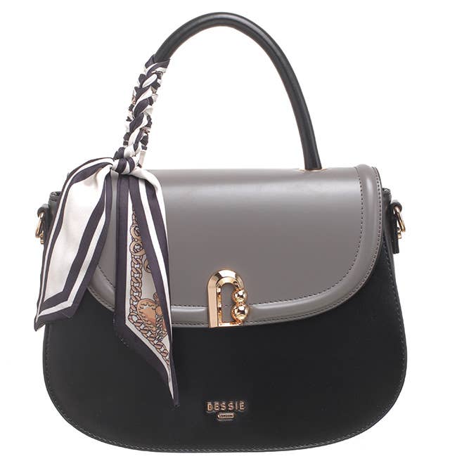 Bessie London - Vendita all'ingrosso Borsa con manico - Donna - BORSA A TRACOLLA CON PATTA E MANICO SUPERIORE URBAN SCARF13