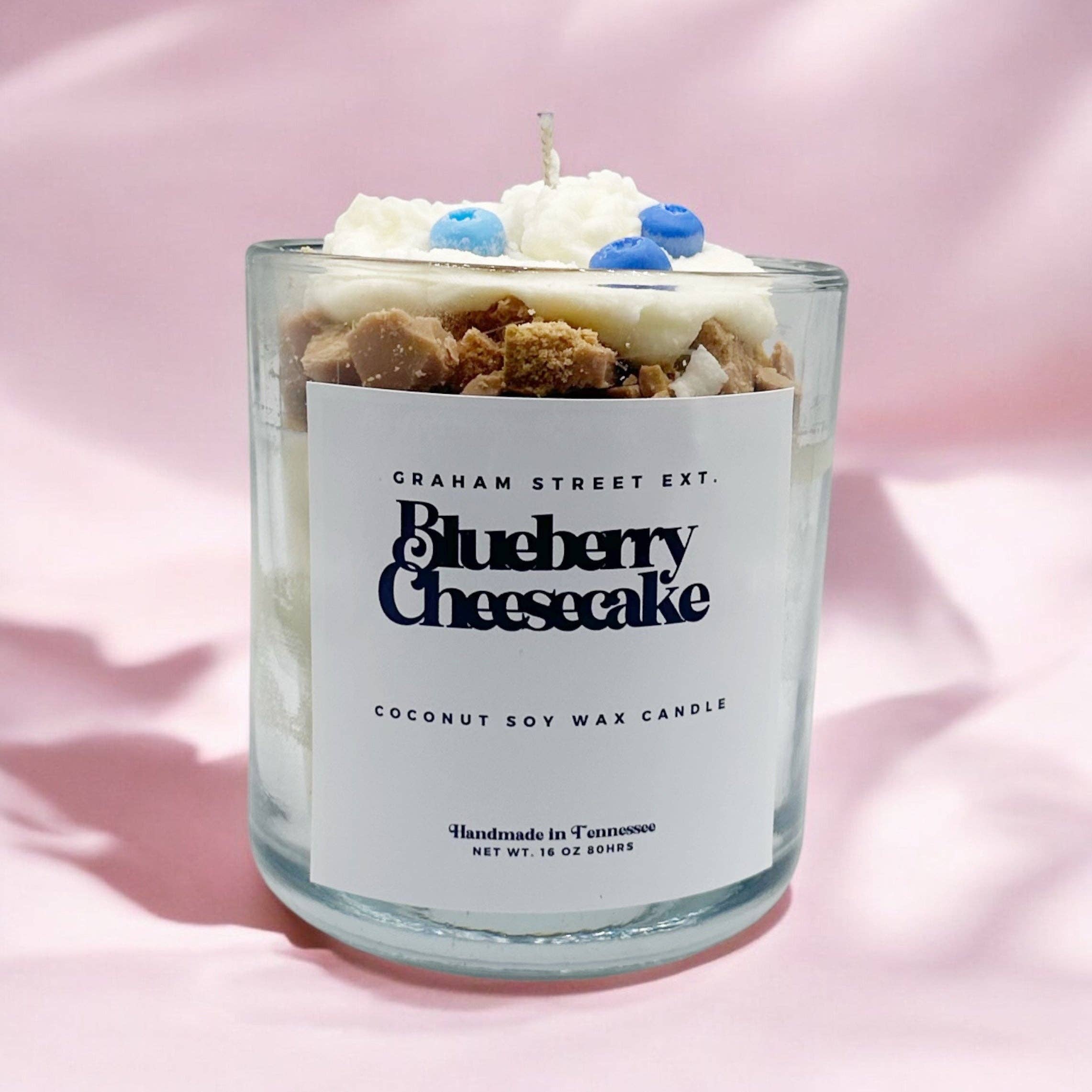 Graham Street Ext. - Wholesale Novelty Candle - Blueberry Cheesecake  Candle1