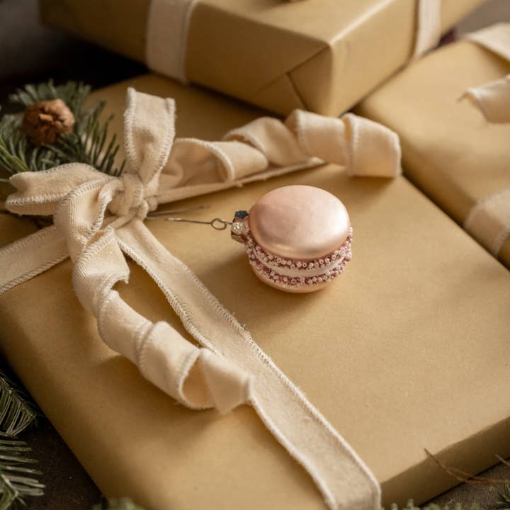 PINK MACARON ORNAMENT for wholesale by Ragon House