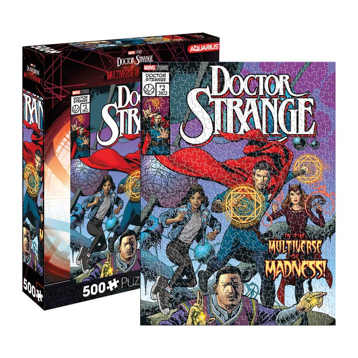 William Valentine Collection – Engroshandel Puslespil - Børn – Marvel Dr Strange MultiVerse Tegneserie 500stk Puslespil