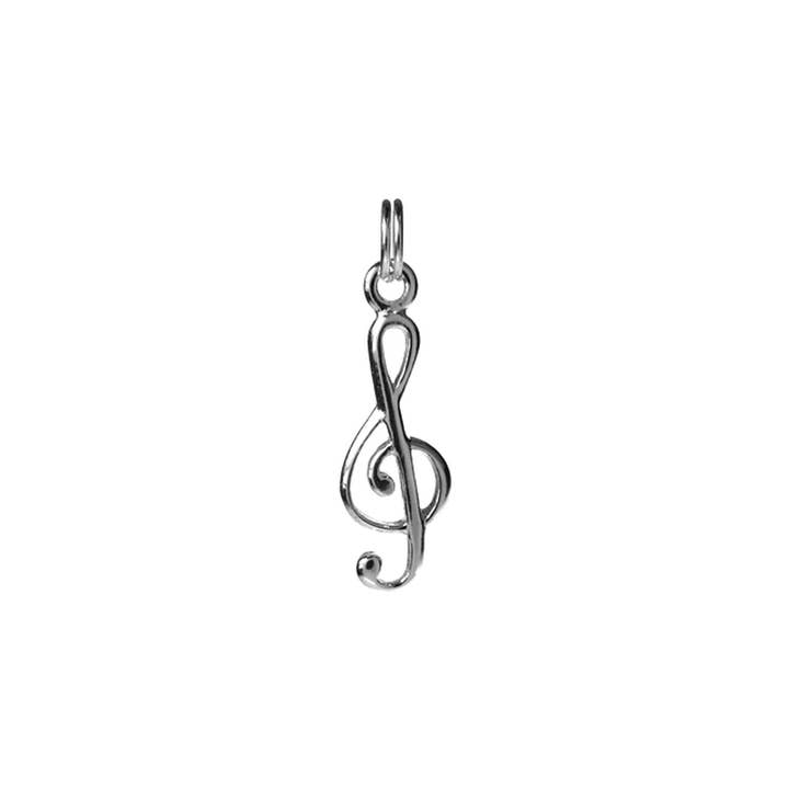 Erica treble clef pendant for wholesale by Kali Ma Designs - Sterling Silver Jewellery