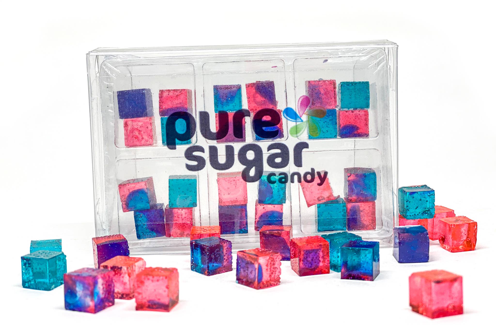 Pure Sugar Candy - Vente Bonbons durs - Cotton Candy - Cubes de bonbons durs2