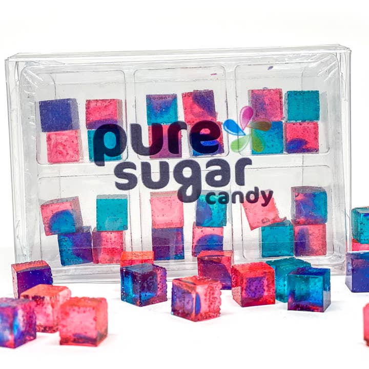 Pure Sugar Candy - Vente Bonbons durs - Cotton Candy - Cubes de bonbons durs2