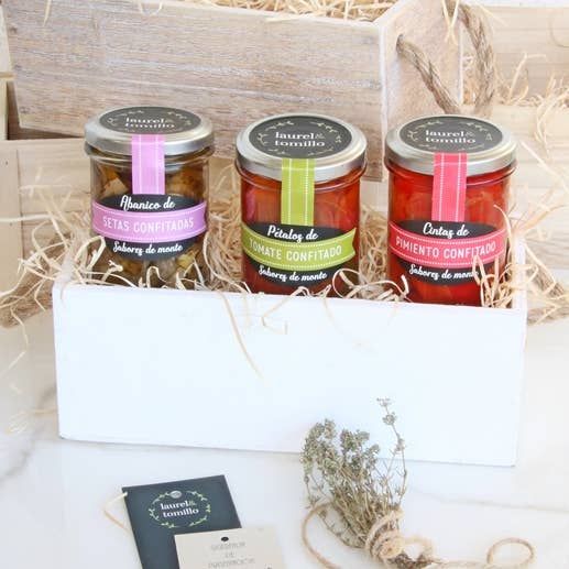 Gourmet box n. 4 per la vendita all'ingrosso da parte di Laurel y Tomillo