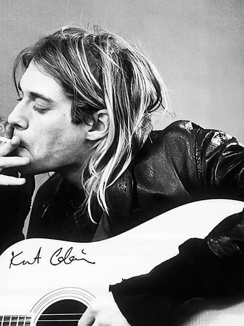 Nirvana Poster Kurt Cobain Smoking & Guitar 61 x 91,5 cm für den Großhandel von Close Up GmbH