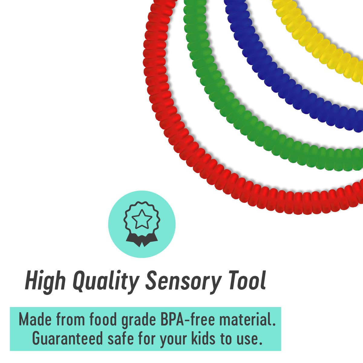 Everyday Educate - Wholesale Fidget Toy - Kids - Chewy Dewey™ Sensory Necklace - (8 Pack)1