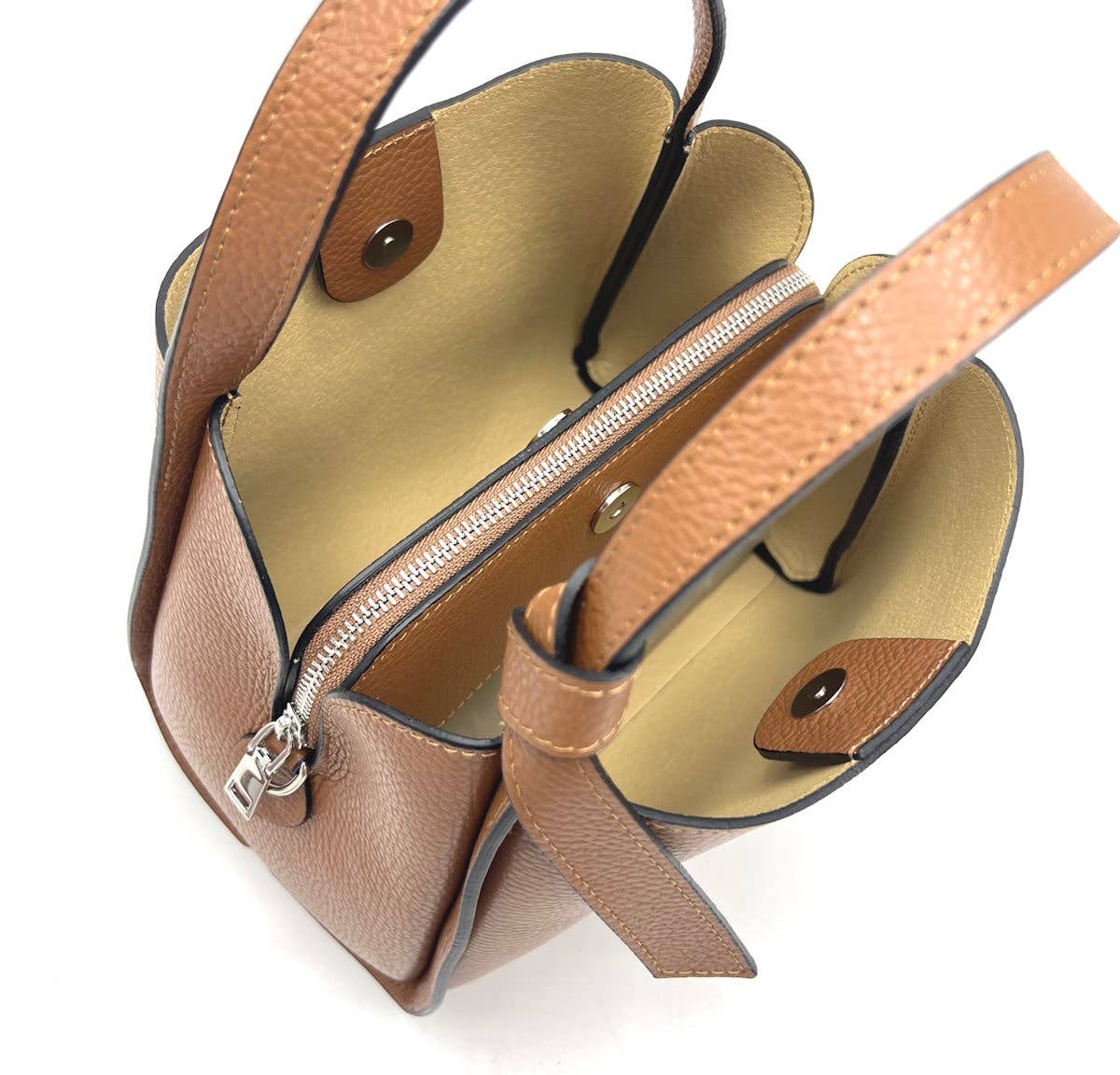 Suie Valentini srl – wholesale Väska med handtag – Dam – Handväska i genuint läder, tillverkad i Italien, art. 1125514