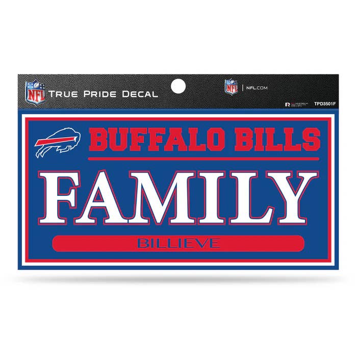 Buffalo Bills True Pride Decal - Family for wholesale by Rico Industries