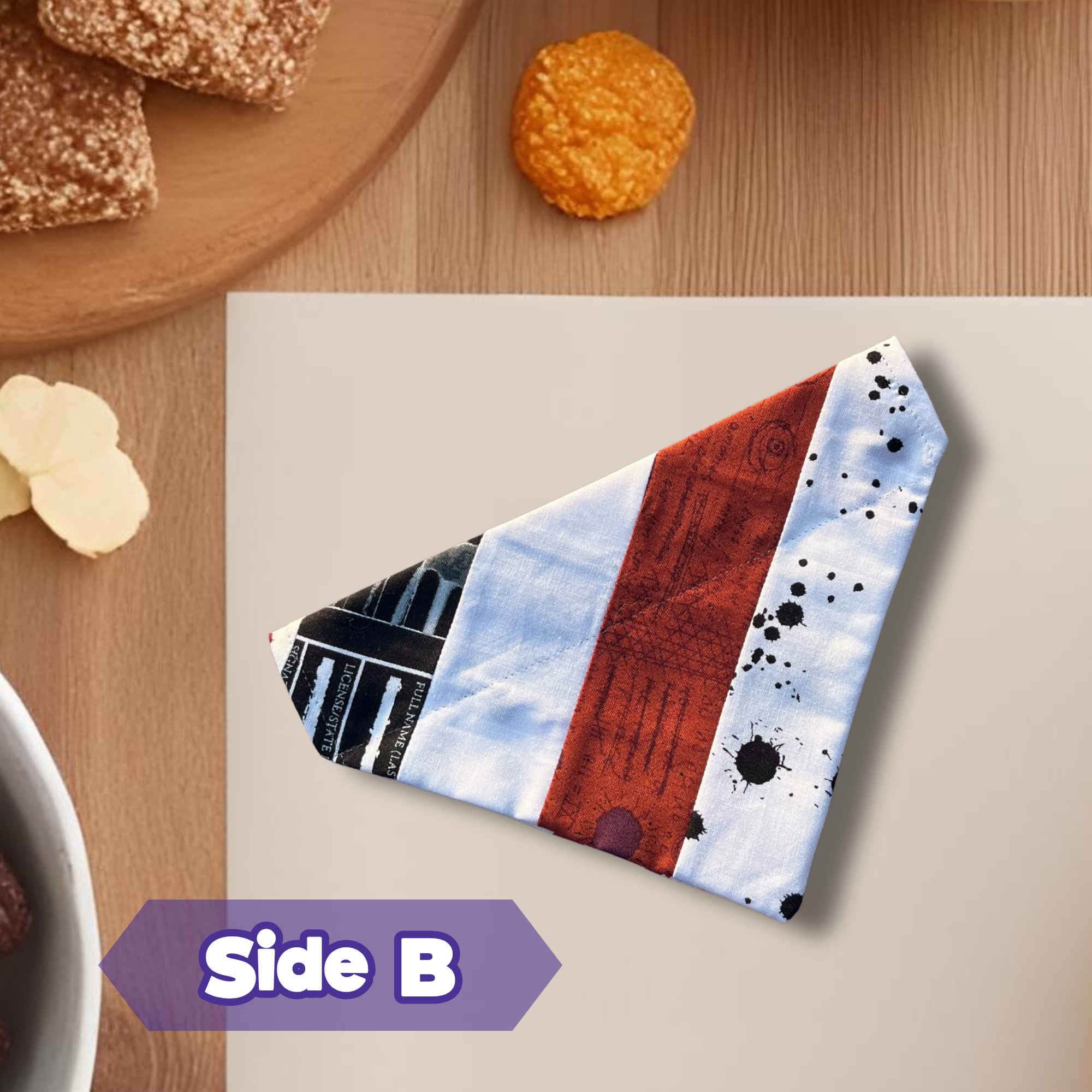 Pup Snack Pack - Wholesale Pet Bandana - Dog - Quilted Over the Collar Dog Bandana10