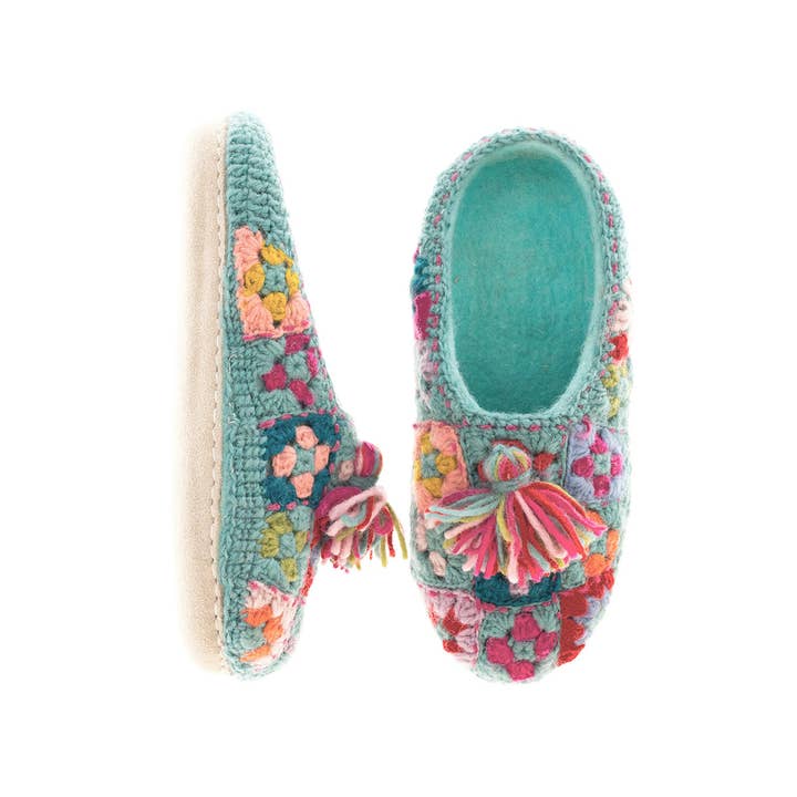 Tiny Crochet Slipper for wholesale by French Knot