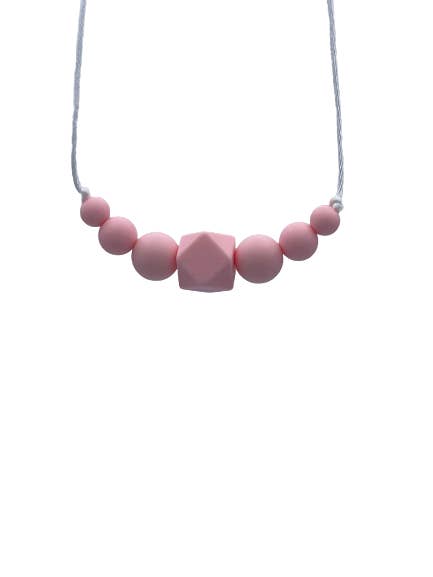 Stillkette mit Sensorik - Mini Poosh Rosa für den Großhandel von Poosh’mum