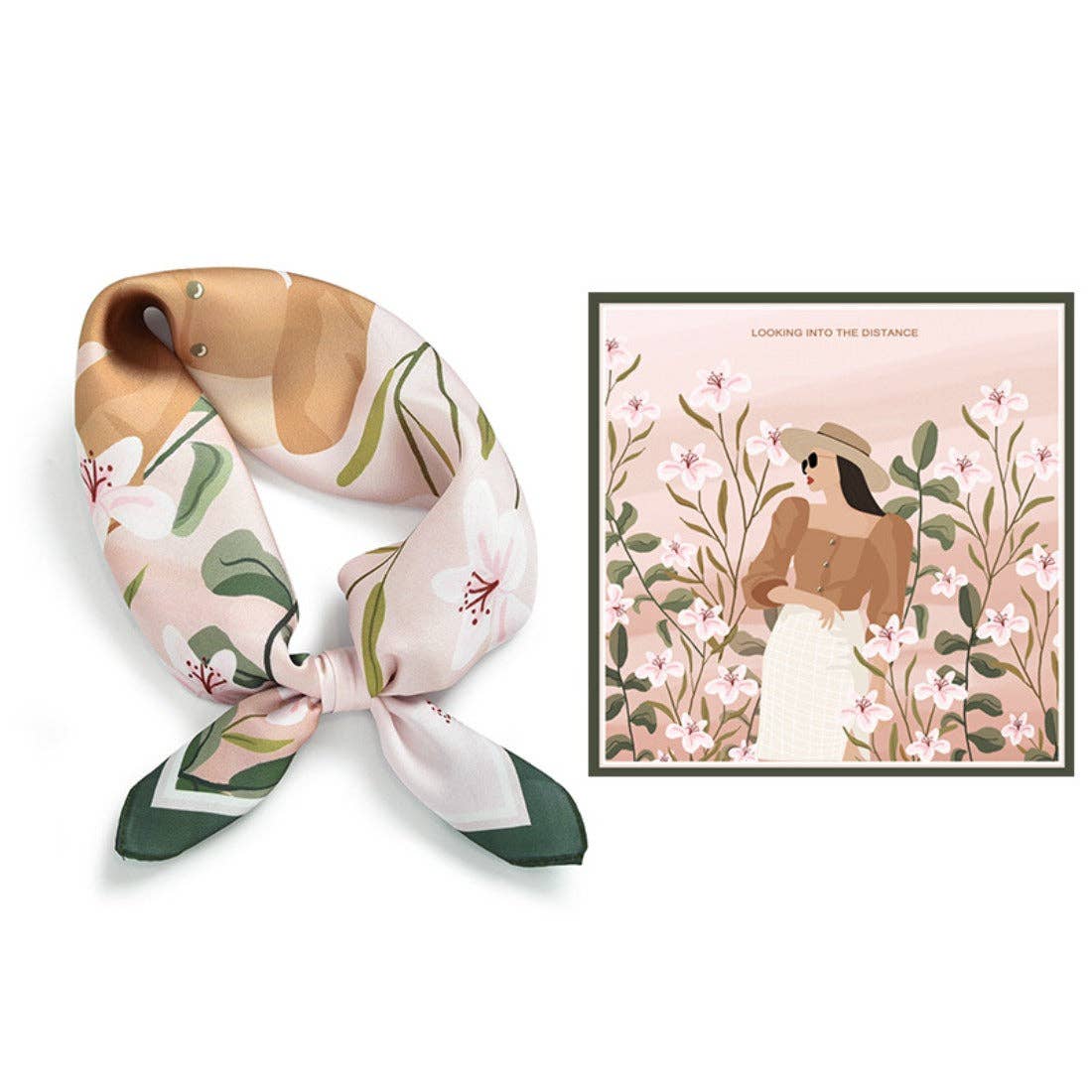 Funkyrel® Atzbranding Limited - Wholesale Scarf - Women's - Scarvii - Summer Elegant Pattern Scarf1