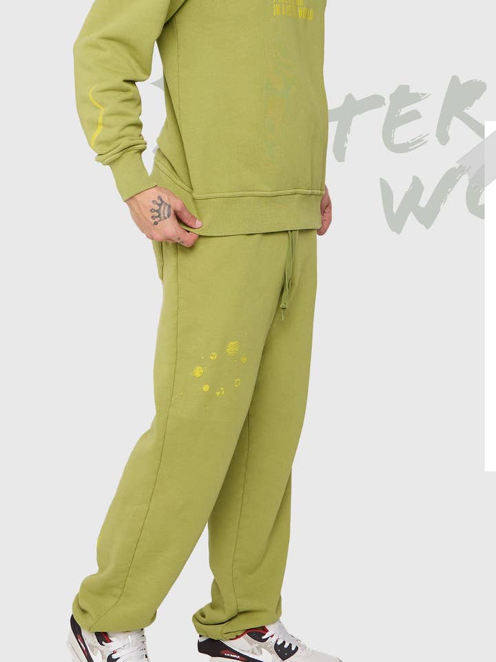 Better World Sweatpants - Olive
for wholesale by Back Bone Society