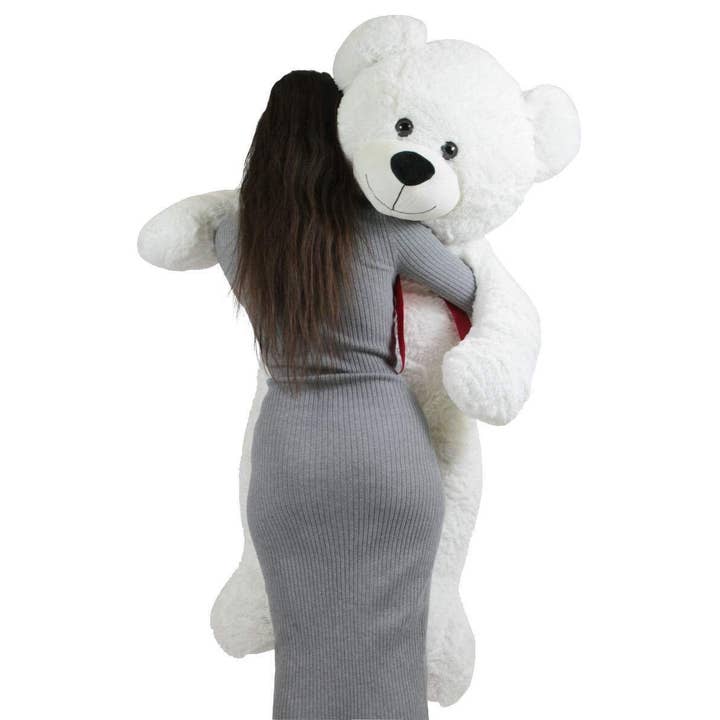 Big Plush - Wholesale Stuffed/Plush Toy - Kids & Baby - Giant Teddy Bear 52 Inch White Soft, Premium Quality Big