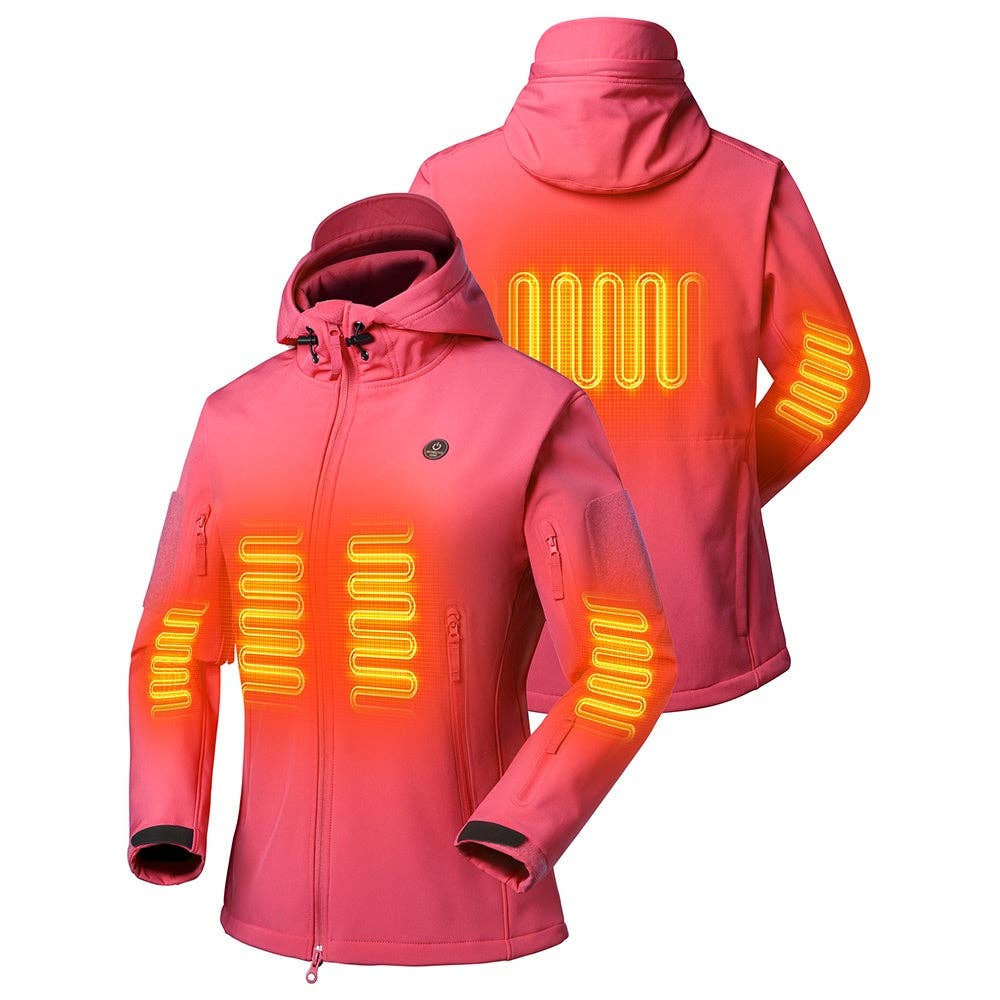 Antarctica Outdoors - Wholesale Jacket - Women's - ANTARCTICA GEAR Heated Jacket for Women, Winter Coat Soft Shell Heating Hood Jacket25