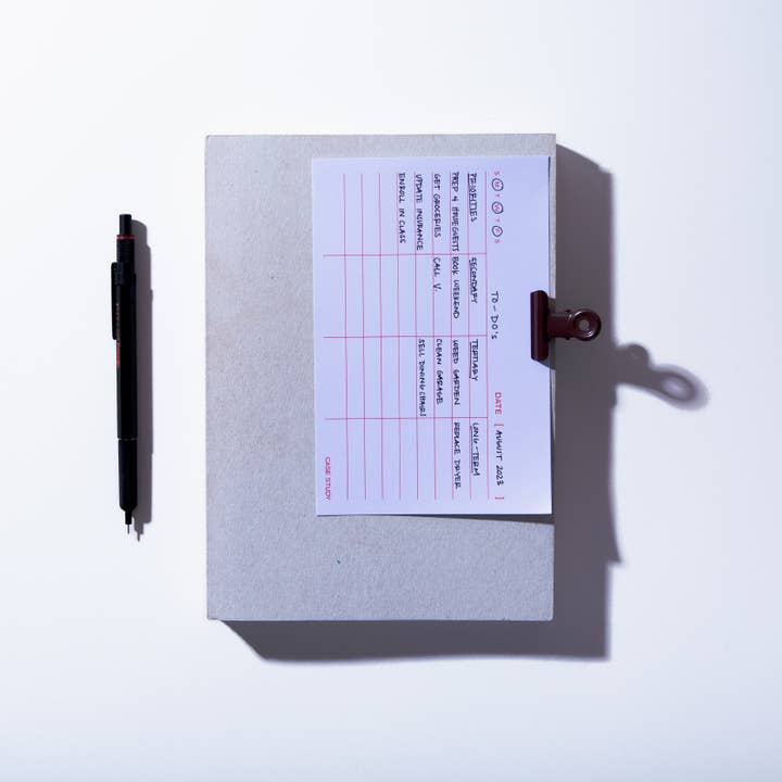 Case Study - Wholesale Notepad - Column List Notepad – Minimal Lined Pad for To-Do Lists3
