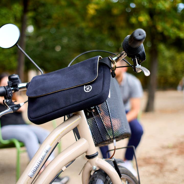 BADAWIN - Wholesale Biking Accessories - Badawin Black Lulu Bike Handlebar Pouch