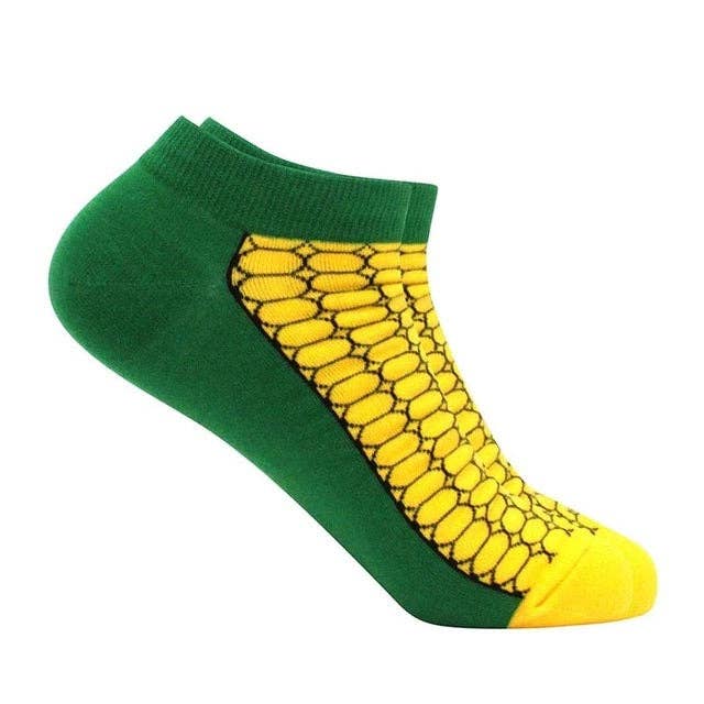 Sock Panda - Wholesale Socks - Unisex - Corn of the Cob Ankle Socks from the Sock Panda2