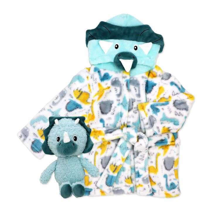 Accappatoio in Peluche con Cappuccio e Giocattolo per la vendita all'ingrosso da parte di Rose Textiles