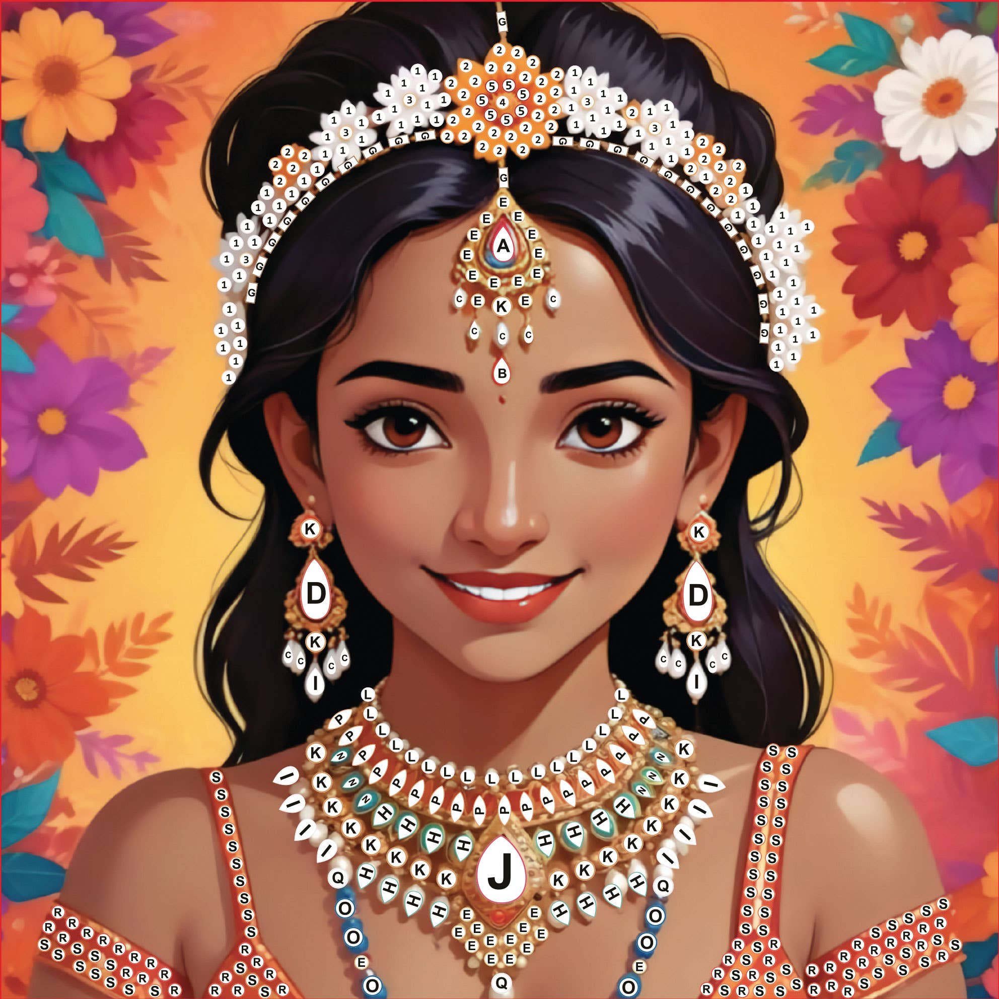 Graine Créative - Wholesale DIY Craft Kit - Kids - CARD TO BE EMBELLISHED DREAM OF THE ORIENT10