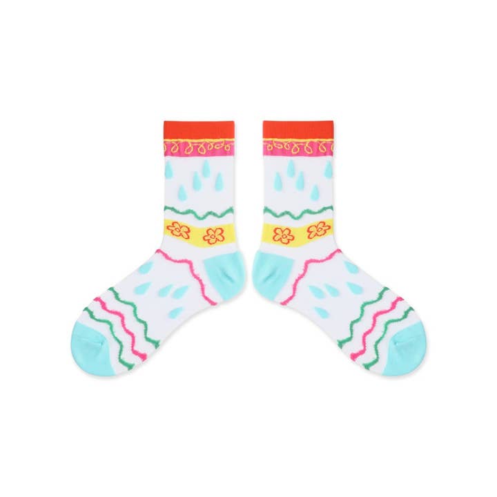 Funkyrel® Atzbranding Limited - Wholesale Socks - Women's - Rufia - Pastel Cartoon Socks - Breathable & Soft3