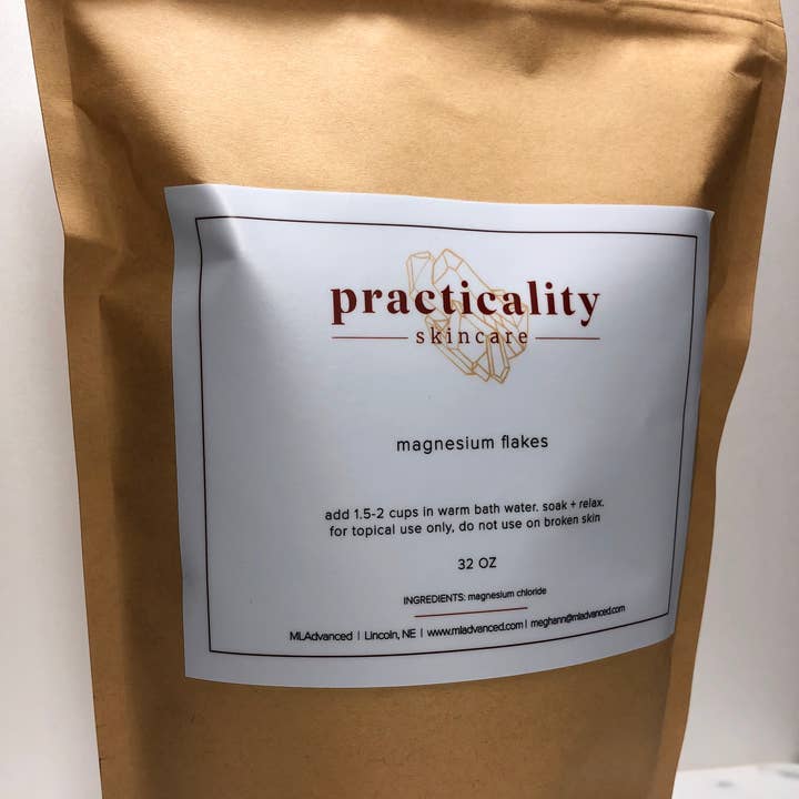Practicality Skin & Body care - Venta al por mayor Sales de baño - Copos de magnesio de 32 oz2